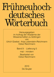 Frühneuhochdeutsches Wörterbuch 9/Lieferung 5