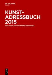 Kunstadressbuch Deutschland, Österreich, Schweiz 2015