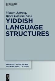 Yiddish Language Structures - Cover