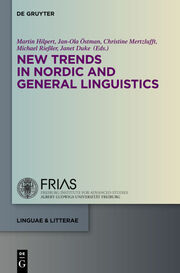 New Trends in Nordic and General Linguistics - Cover