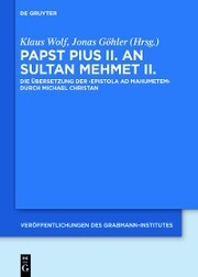 Papst Pius II. an Sultan Mehmet II. - Cover
