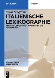 Italienische Lexikographie - Cover