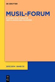 Musil-Forum 33 2013/2014 - Cover