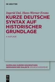 Kurze deutsche Syntax auf historischer Grundlage - Cover
