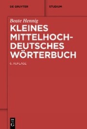 Kleines Mittelhochdeutsches Wörterbuch - Cover