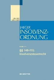 §§ 148-155; Insolvenzsteuerrecht - Cover