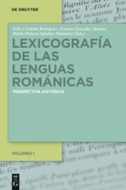 Lexicografía de las lenguas románicas - Cover