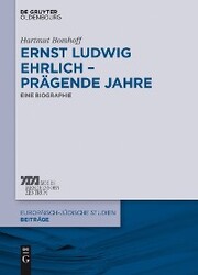 Ernst Ludwig Ehrlich - prägende Jahre - Cover