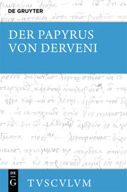 Der Papyrus von Derveni. - Cover