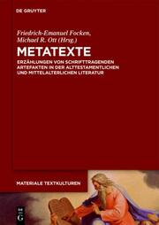 Metatexte - Cover