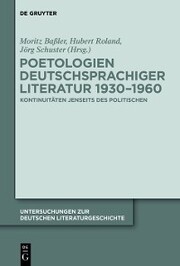 Poetologien deutschsprachiger Literatur 1930-1960