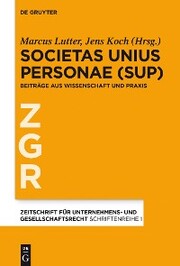 Societas Unius Personae (SUP)