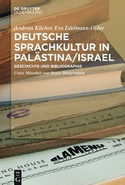 Deutsche Sprachkultur in Palästina/Israel - Cover