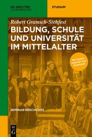 Bildung, Schule und Universität im Mittelalter - Cover