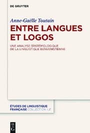 Entre langues et logos - Cover
