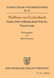 Willehalm Buch VI bis IX; Titurel; Lieder - Cover