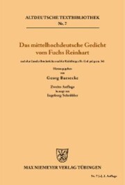 Das mittelhochdeutsche Gedicht vom Fuchs Reinhart - Cover