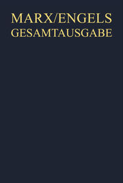 Manuskripte und Drucke zur Deutschen Ideologie 1845 bis 1847 - Cover