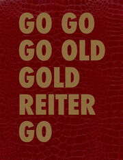 GO GO GO OLD GOLD REITER GO - Cover