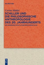 Schiller und die Philosophische Anthropologie des 20. Jahrhunderts - Cover