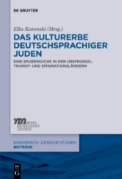 Das Kulturerbe deutschsprachiger Juden - Cover