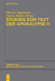 Studien zum Text der Apokalypse II - Cover