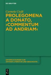 Prolegomena a Donato,'Commentum ad Andriam' - Cover