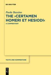 The Certamen Homeri et Hesiodi - Cover