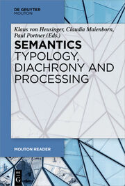 Semantics - Typology, Diachrony and Processing - Cover
