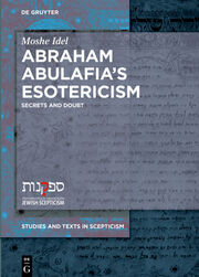 Abraham Abulafias Esotericism - Cover