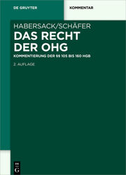 Das Recht der OHG - Cover