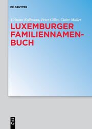 Luxemburger Familiennamenbuch - Cover