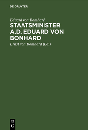 Staatsminister a.D. Eduard von Bomhard