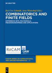 Combinatorics and Finite Fields - Cover
