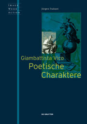 Giambattista Vico - Poetische Charaktere - Cover