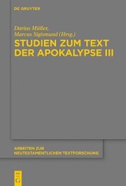 Studien zum Text der Apokalypse III - Cover