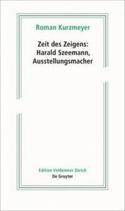 Zeit des Zeigens - Harald Szeemann, Ausstellungsmacher - Cover