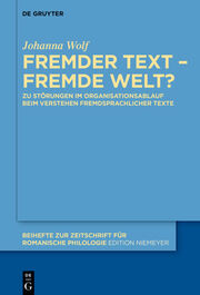 Fremder Text - fremde Welt? - Cover