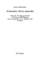 Aristoteles,>Parva naturalia< - Cover