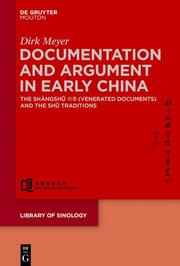 Documentation and Argument in Early China
