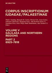 Galilaea and Northern Regions: 6925-7818 - Cover