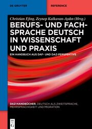 Berufs- und Fachsprache Deutsch in Wissenschaft und Praxis - Cover