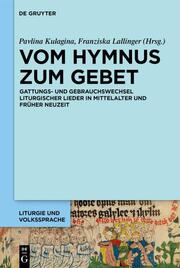 Vom Hymnus zum Gebet - Cover