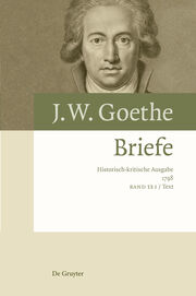 Johann Wolfgang von Goethe Briefe 1798