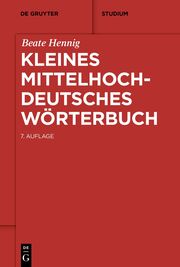 Kleines mittelhochdeutsches Wörterbuch - Cover