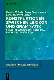 Konstruktionen zwischen Lexikon und Grammatik - Cover