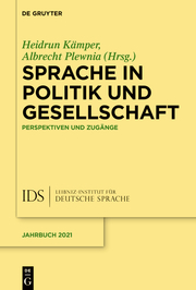 Sprache in Politik und Gesellschaft - Cover