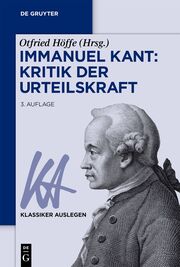 Immanuel Kant: Kritik der Urteilskraft - Cover