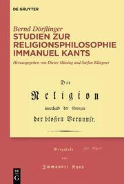 Studien zur Religionsphilosophie Immanuel Kants - Cover