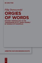 Orgies of Words